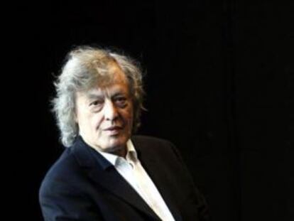 El autor británico Tom Stoppard, en Madrid.