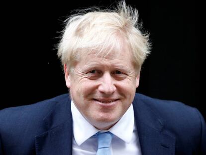 El primer ministro británico Boris Johnson, en Londres, el 15 de octubre.