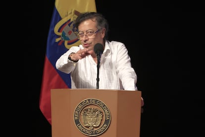 El presidente de Colombia, Gustavo Petro, en marzo.