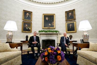 Joe Biden y Kevin McCarthy