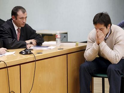 José Diego Yllanes, durante el juicio celebrado en Pamplona por la muerte de Nagore Laffage.