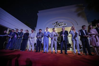 Los Tigres del Norte inauguran el museo del grupo musical en el municipio de Mocorito, el 8 de mayo de 2024.