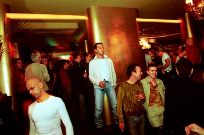 Bar gay en el área del Eixample de Barcelona, también llamado el Gayxample.