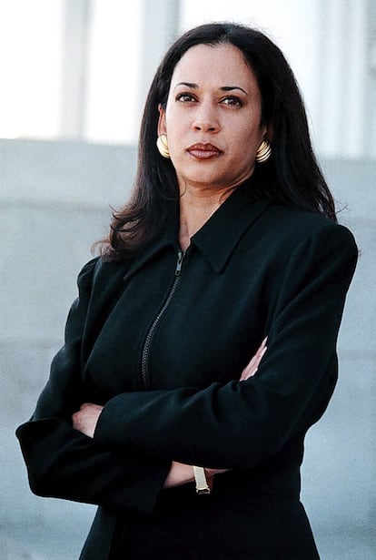 Kamala Harris como ayudante del fiscal del distrito de Alameda (Oakland), en 1997.