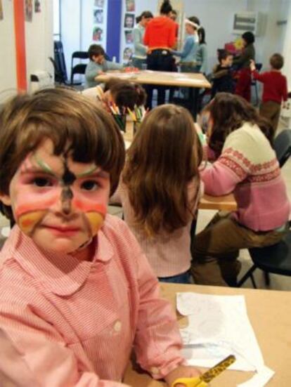 Un aspecto de los talleres del festival 'Nadal a l'escalante'.