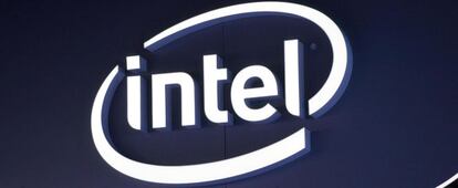 Logo de Intel en el Consumer Electronics show (CES) en Las Vegas.