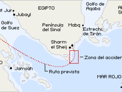 Accidente aéreo en Egipto