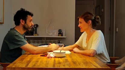 Rodrigo Sorogoyen y Marta Nieto, en 'En casa'.