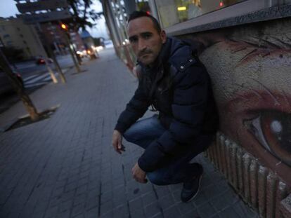 David Zurdo, en una calle de Sabadell.