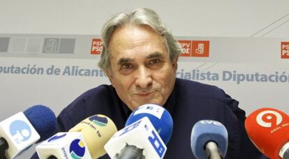 El exportavoz socialista en la Diputación de Alicante Antonio Amorós.