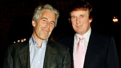 Jeffrey Epstein y Donald Trump