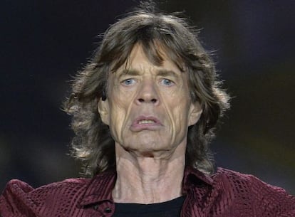 El cantante Mick Jagger.