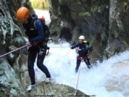 Escalada en Torrent de Coanegra.