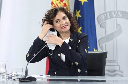 La ministra de Hacienda, María Jesús Montero, el 26 de junio de 2020. 