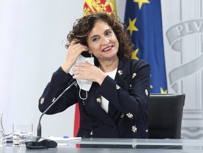 La ministra de Hacienda, María Jesús Montero, el 26 de junio de 2020. 