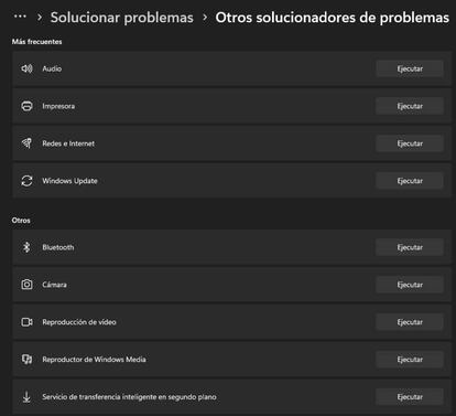 Solucionador problemas Windows