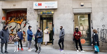 Centro de Salud, en Madrid. 