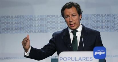 El vicesecretario de Organización del PP, Carlos Floriano