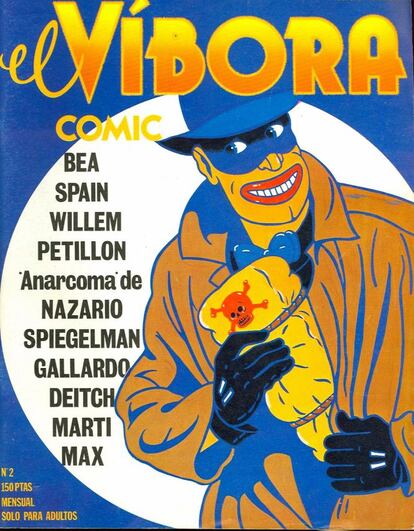 Portada del cómic 'El Vibora', de Miguel Gallardo.