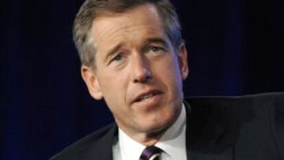 File photo of Brian Williams from "NBC Nightly News" at the NBC Universal sessions of the Television Critics Association winter press tour in Pasadena