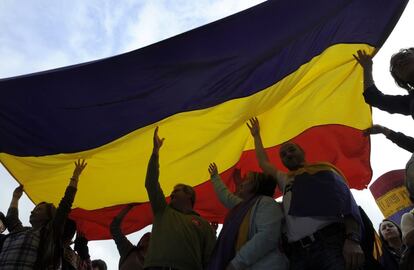 Manifestación a favor de la República en Oviedo