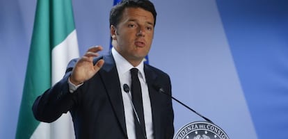 El primer ministro italiano, Matteo Renzi.