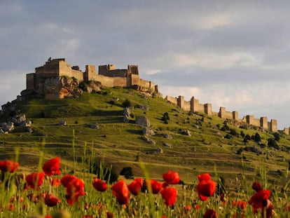El castillo de Gormaz, fortaleza islámica de Soria.