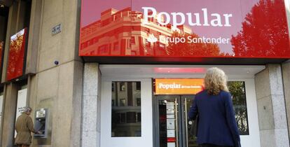 Imagen de una sucursal de Banco Popular.