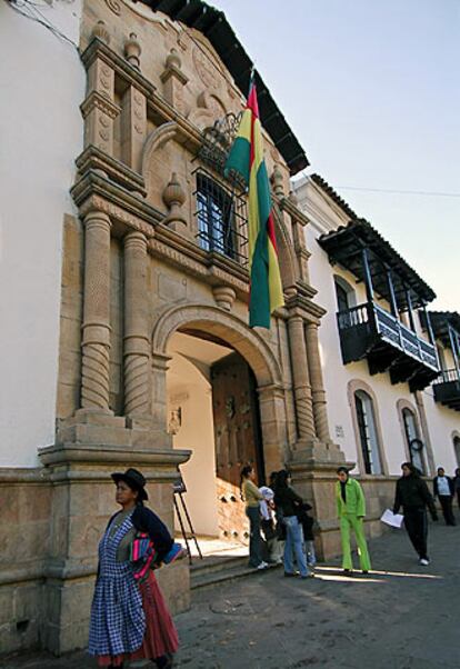 La Casa de la Libertad de Sucre, donde será inaugurada la Constituyente.