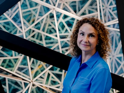 Lila Ibrahim, photographed at the Google DeepMind offices in London.