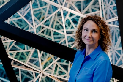 Lila Ibrahim, photographed at the Google DeepMind offices in London.