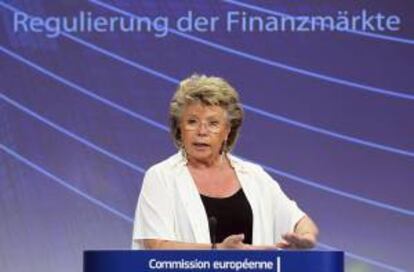 La vicepresidenta y comisaria europea de Justicia, Viviane Reding. EFE/Archivo