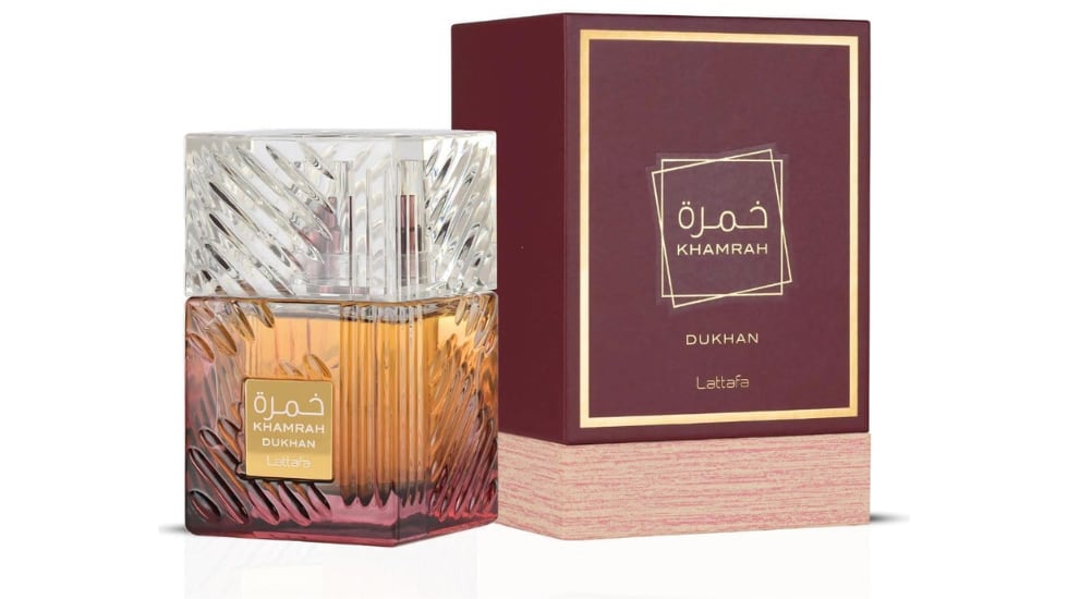 Perfume Khamrah Dukhan, de Lattafa.