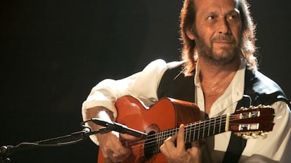 Paco de Lucía, en una actuación en 2004.