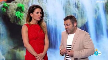 Nagore y Jorge Javier Vázquez, en 'Supervivientes'.