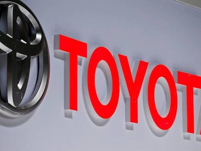 Logo de la automovilística Toyota.