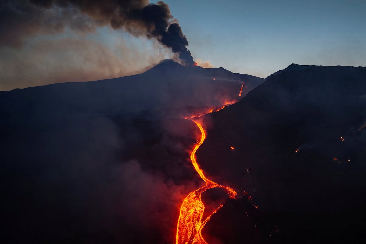 La erupción del volcán Etna, en imágenes    