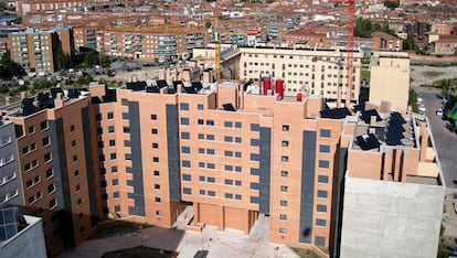 Viviendas de la EMVS en el Ensanche de Vallecas de Madrid.
