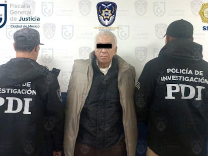 El abogado Jesús Hernández Alcocer tras su detención el pasado 23 de junio, en Ciudad de México.