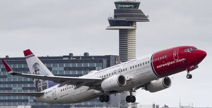 Un avión de Norwegian.