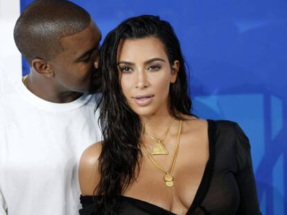 Kim Kardashian y su marido, Kanye West, el pasado verano en Nueva York.