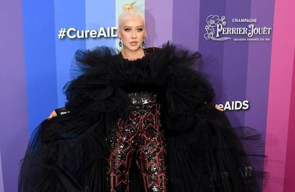 Christina Aguilera en una gala en Los Ángeles el pasado día 10.