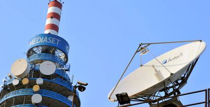 Torre de Mediaset en Milán (Italia).