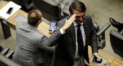 Jair Bolsonaro na Câmara.