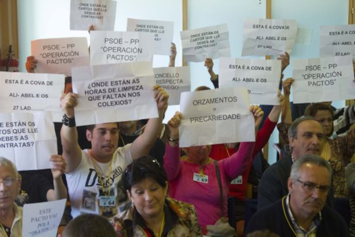 PSOE y PP escenifican su pacto en Vigo a un año de las municipales ...