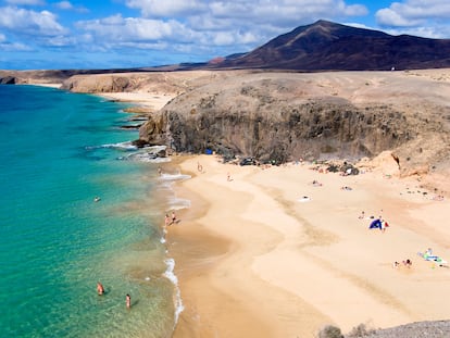 Playa del Pozo, en Lanzarote, el pasado mes de julio.