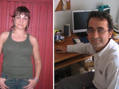 La profesora de Educación Física Marisa Gismero y el docente de Lengua y Literatura Maxi de Diego.