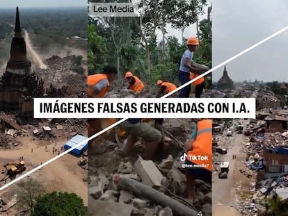 La inteligencia artificial se cuela en tragedias como la de Myanmar: ¿cómo diferenciar un vídeo real de uno creado con IA?