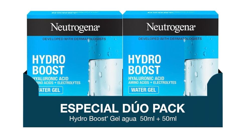 Pack de dos cremas hidratantes Hydro Boost Neutrogena.