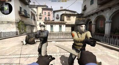 Escena del videojuego Counter Strike: Global Offensive. 